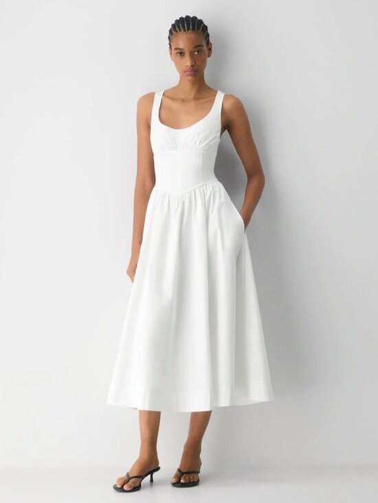 Aritzia Dresses & Skirts - Aritzia White Midi Dress